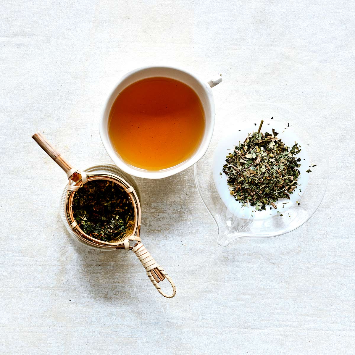 Teemischung Nr. 4 – 75 g Wildkräutermischung mit Schafgarbe, Birkenblättern, Melisse, Anis, Fenchel und Brennnessel zur Regulierung von Säure-Basen-Haushalt und Förderung der Nieren- und Stoffwechselfunktion, aus überwiegend kontrolliert biologischem Anbau, vegan, im wiederverschließbaren Papierbeutel