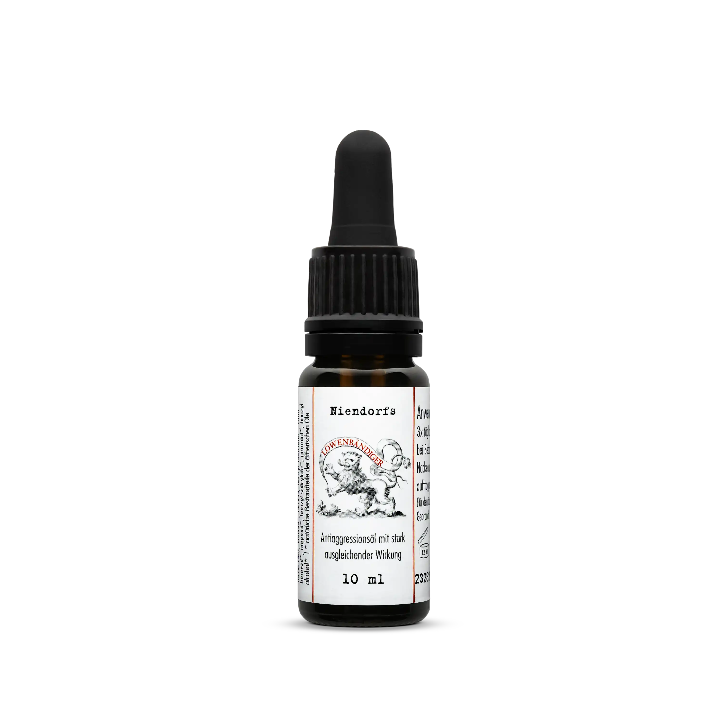 Löwenbändiger – 10ml ätherische Öl-Mischung mit praktischer Pipette zur Förderung von Gelassenheit und emotionaler Balance, im hochwertigen Braunglasfläschchen