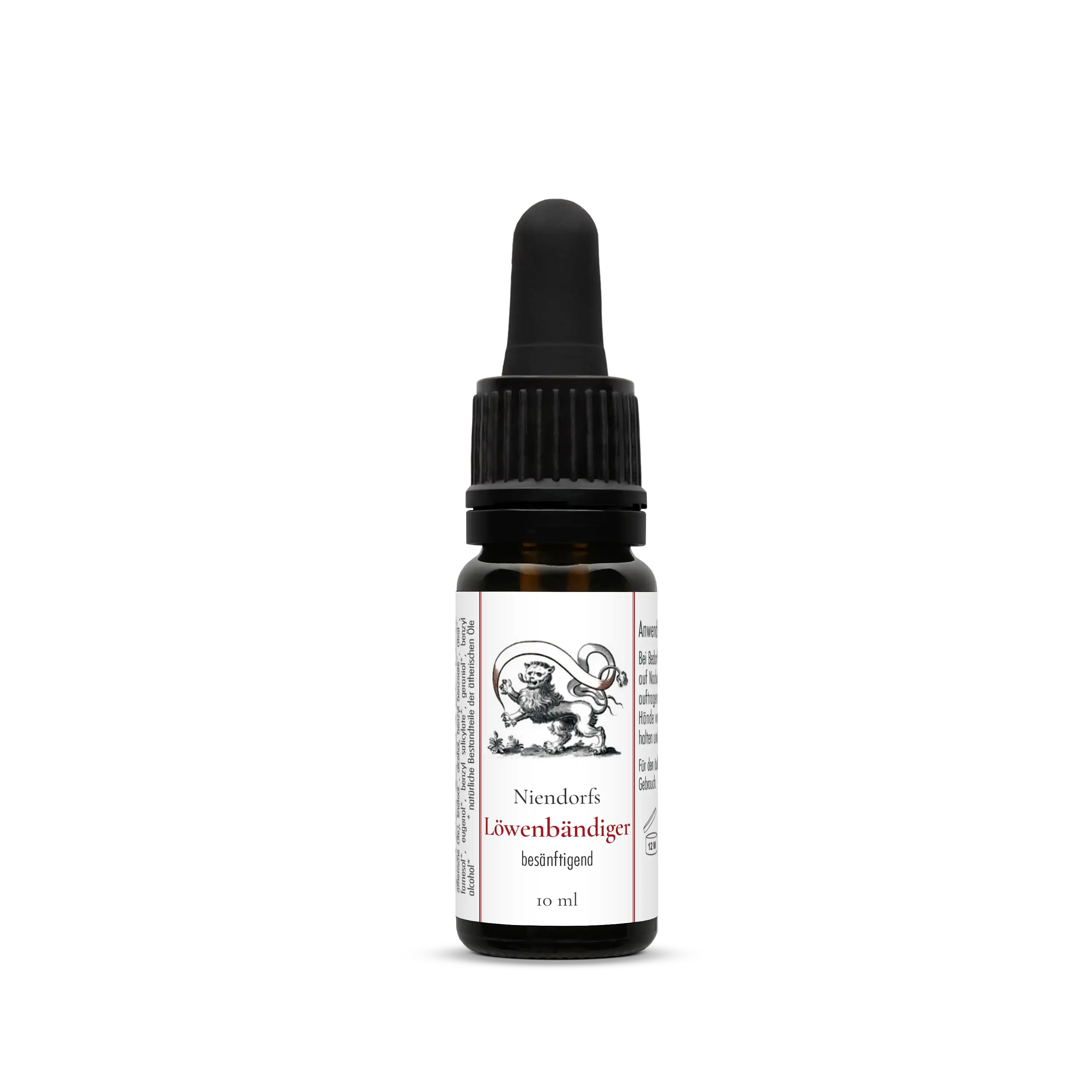 Löwenbändiger – 10ml ätherische Öl-Mischung mit praktischer Pipette zur Förderung von Gelassenheit und emotionaler Balance, im hochwertigen Braunglasfläschchen