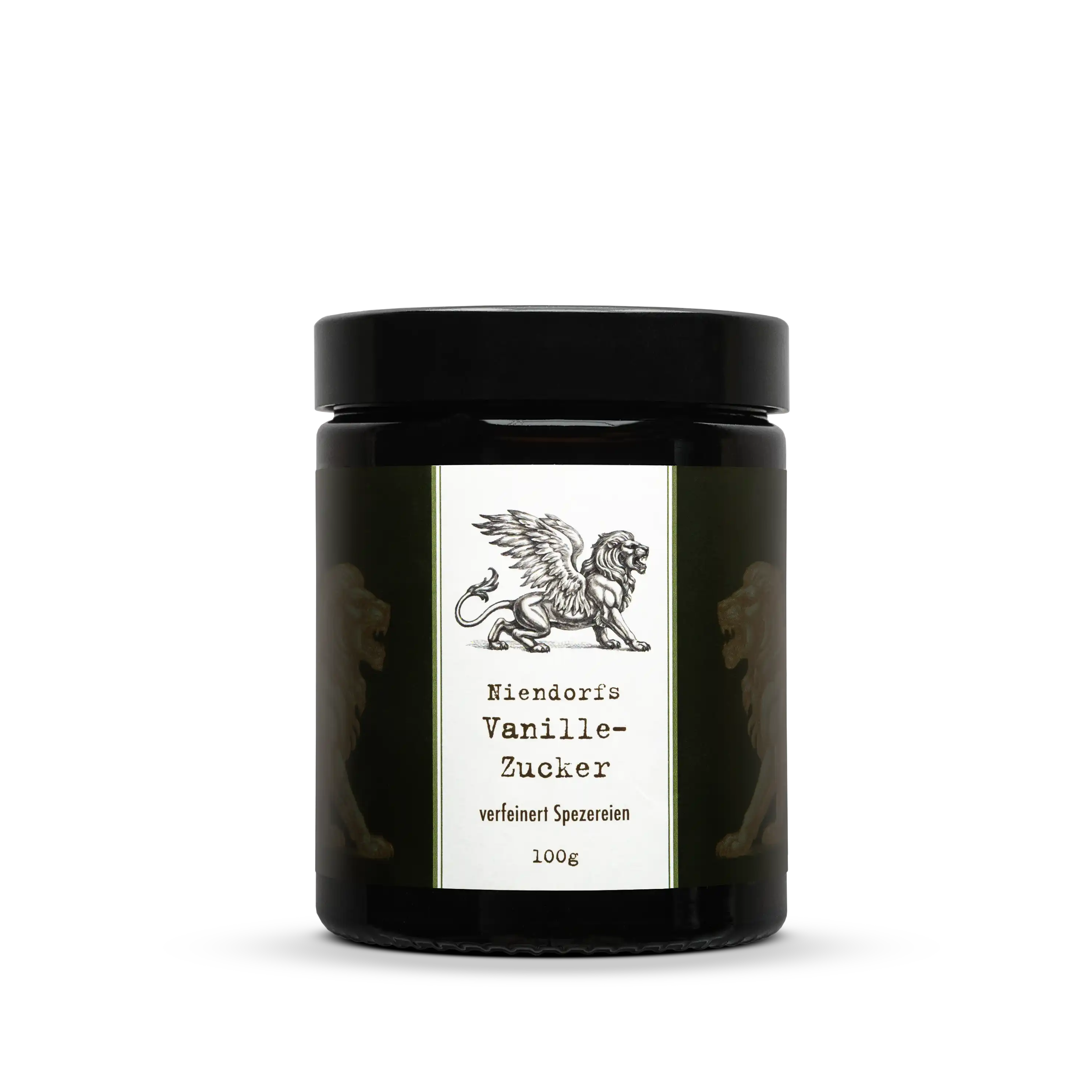 Niendorfs Vanillezucker – 100 g Bio‑Rohrohrzucker mit 5 % Bourbon‑Vanille aus Madagaskar, karamellig im Geschmack und vielseitig verwendbar für Kuchen, Desserts, Müsli oder herzhafte Soßen; liebevoll per Hand verpackt