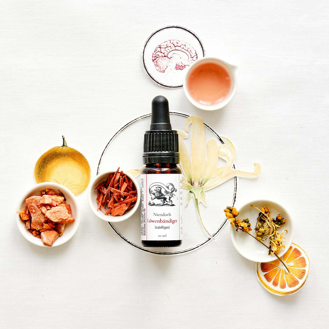 Löwenbändiger – 10ml ätherische Öl-Mischung mit praktischer Pipette zur Förderung von Gelassenheit und emotionaler Balance, im hochwertigen Braunglasfläschchen